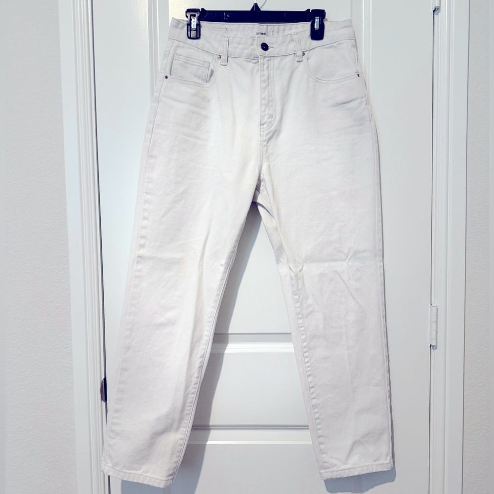 Cotton On - White Jeans - Mom Jeans style